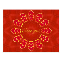 I love you! - Postcard