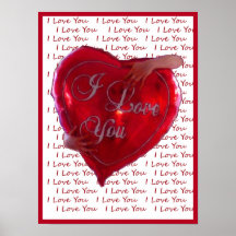 I Love You Posters