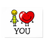 i love YOU posters