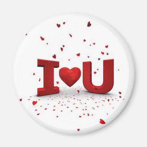 I Love You Refrigerator Magnets