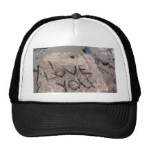 I love you rock mesh hats