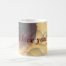 I Love You Romantic Rose Mug