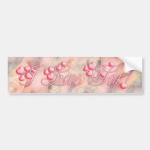 I LOVE YOU ROSES by SHARON SHARPE Bumper Sticker
