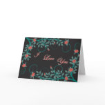 I love you roses cards