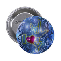 I LOVE YOU / sign language Pins