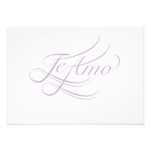 I Love You-Spanish Personalized Invites
