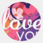 I love you stickers
