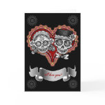 I Love You Sugar Skull Cards - Add your own text