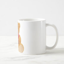 I Love You teddy bear Coffee Mug