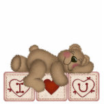 I Love You Teddy Bear - Sculpture photo sculptures