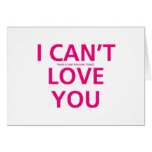 I Love You - Valentines Day Card