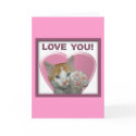 I love you with all meow heart!  Cat cards
