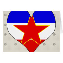 I Love Yugoslavia Greeting Card