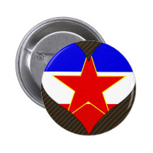 I Love Yugoslavia Pin