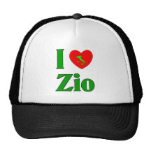 I Love Zio (Italian Uncle) Trucker Hat