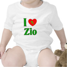 I Love Zio T Shirts