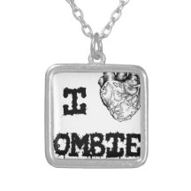I love Zombies Necklace