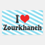 I love Zourkhaneh Rectangle Stickers