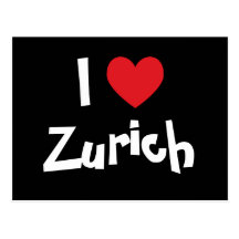 I Love Zurich Postcards