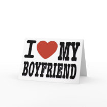 I LOVEMY BOYFRIEND GREETING CARDS