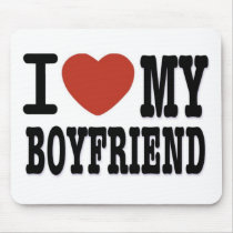 I LOVEMY BOYFRIEND MOUSE PADS