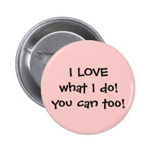 I LOVEwhat je fais ! vous pouvez aussi ! Badge Avec Épingle