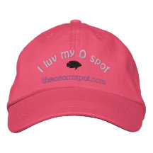 I luv my O spot Embroidered Baseball Caps