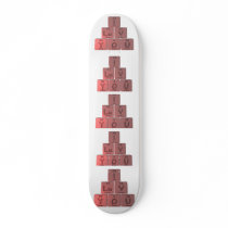 I LuV YOU Custom Skate Board