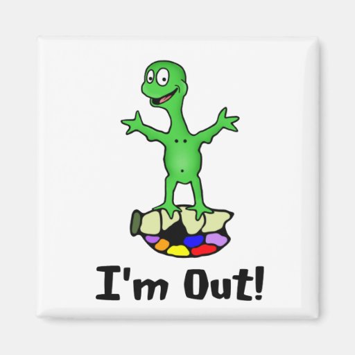 I’m Out Turtle Magnet