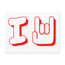 I \m/ Rock - Emo, Rocker, Alternative, Music Postcards