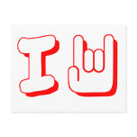 I \m/ Rock - Emo, Rocker, Alternative, Music postcards