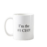 I’m the #1 CEO! mugs