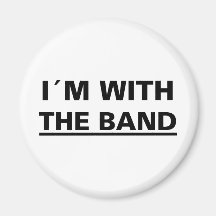I´m with the band cool rocker t-shirts! and stuff! fridge magnet