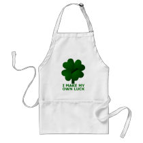 I Make My Own Luck Aprons