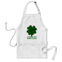 I Make My Own Luck Aprons