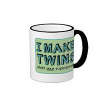 I MAKE TWINS, what's your superpower? mugs