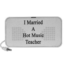 I Married A Hot Music Teacher iPhone Speakers