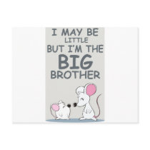 I may be little but I am the Big Brother Post Card