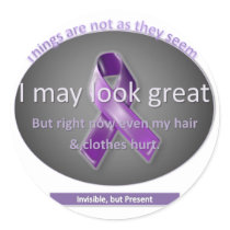 I May Look Great Stickers