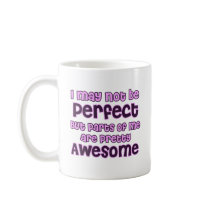 I may not be perfect (women for boobs!) mug