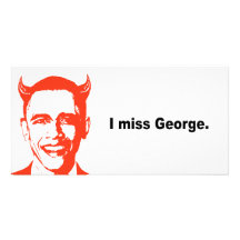 I miss George Custom Photo Card