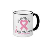 I Miss My Mom Breast Cancer Coffee Mugs