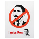 I MISS RON letterhead