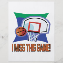I Miss This Game Flyer