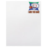 I Miss This Game letterhead