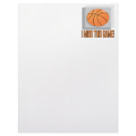 I Miss This Game letterhead