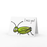 I miss you! Cricket Card