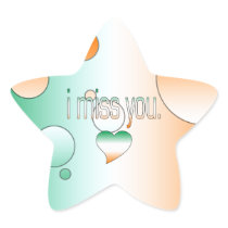 I Miss You! Ireland Flag Colours Pop Art