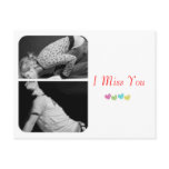 "I Miss You" postcard