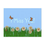 I Miss You Postcard